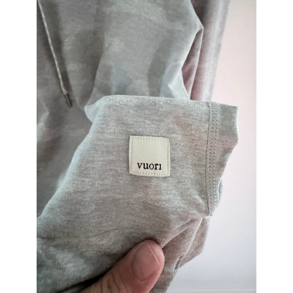 Vuori Women's Heather Gray Camo Halo Essential Hoodie-Size Medium - Picture 4 of 8